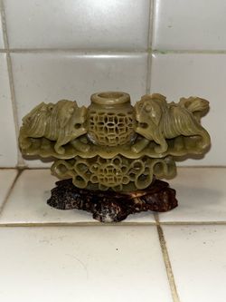 Antique Chinese Soapstone Incense Burner