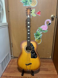 Vintage decca acoustic guitar