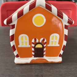 Gingerbread House Vase/ Plant holder Etc. 