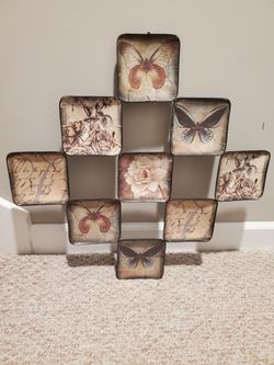 Butterfly/ Flower wall art