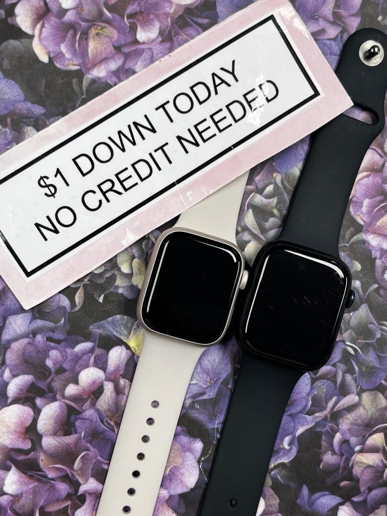 Apple Watch Series 8 Smartwatch -PAYMENTS AVAILABLE-$1 Down Today 