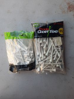 2  3/4 White Golf Tees