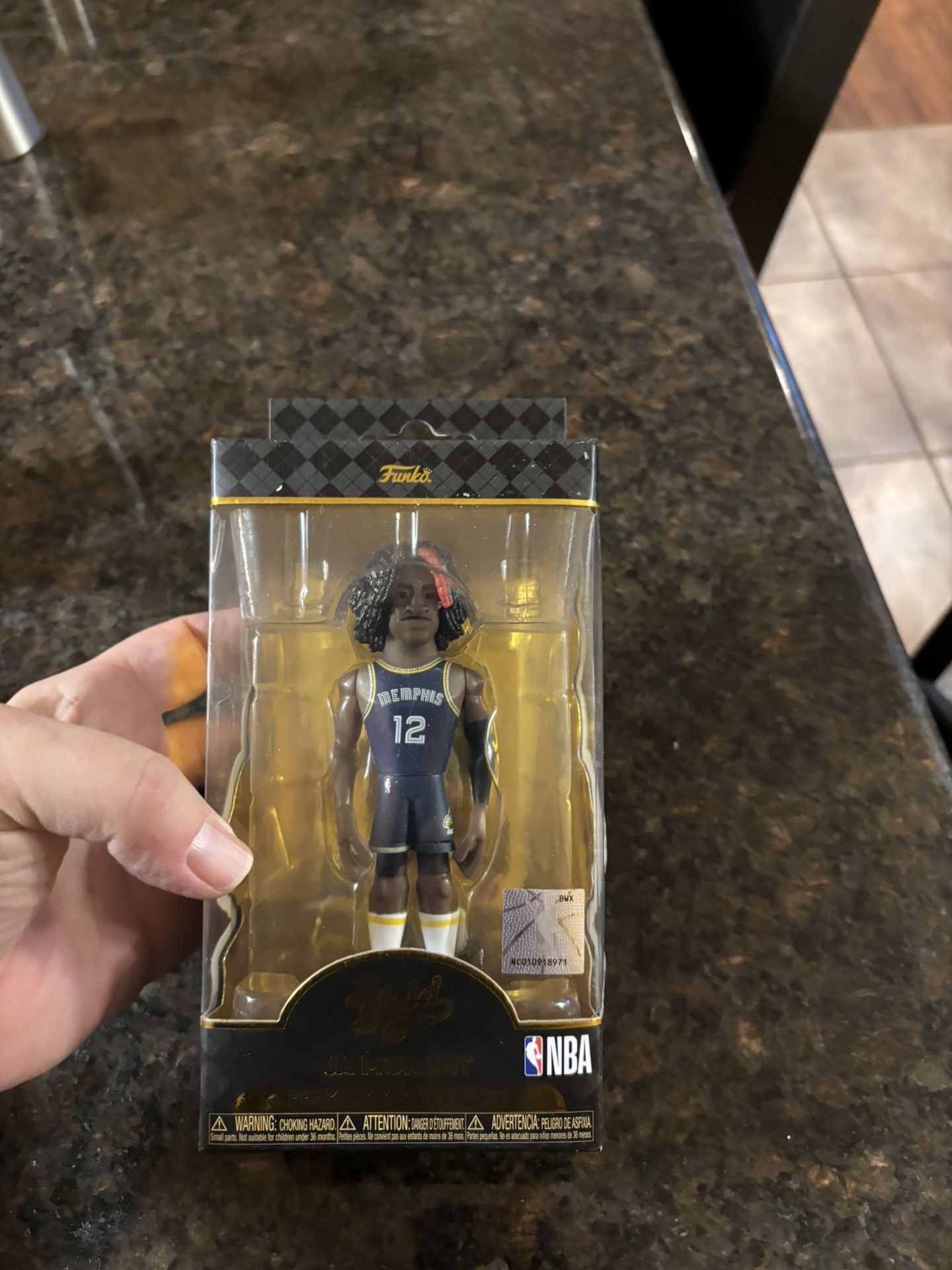 FUNKO GOLD 5 NBA Grizzlies JaMorant Vinyl Figure