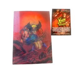 Wolverine - 1996 Fleer Ultra X-Men "Marvel Mirage" Insert Motion Card No. 3  
