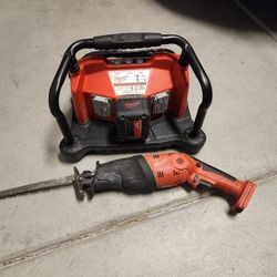 Milwaukee Sawzall The Hatchet, 18v Battery And 3 Terminal Li-ion Nicd Multi Bay Charger