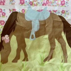 Circo Girls Horse And Flower Bedding Set