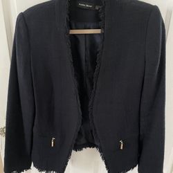 Navy Tweed Blazer