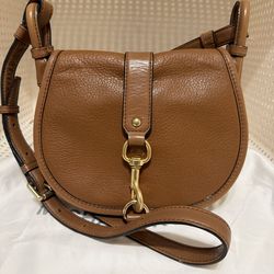 Michael Kors Jamie Leather Saddle Bag