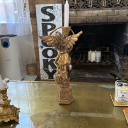 Halloween Angel on the pedestal candleholder