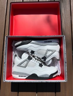 Jordan 4 White Cement