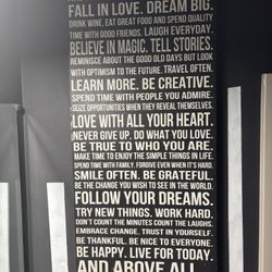 Affirmation Wall art 