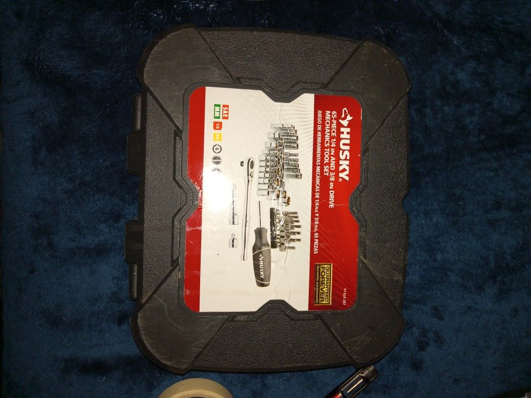 Husky 65+ Piece Mechanics Tool Set