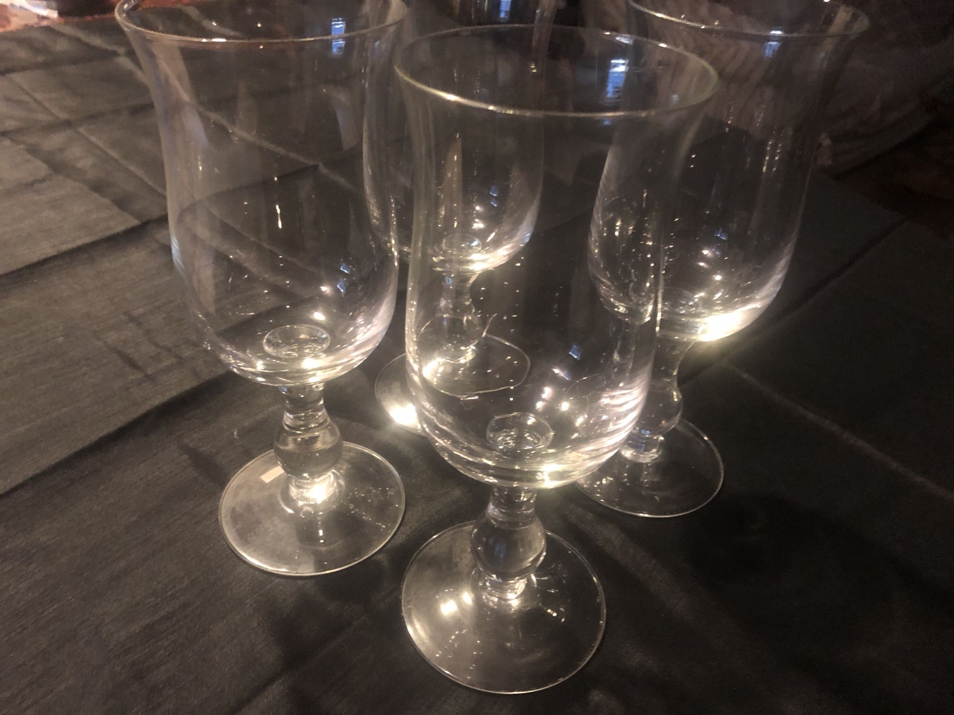 Vintage Wine Glasses Set Of 4