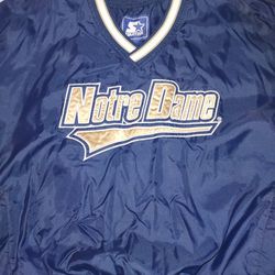 Notre Dame Starter Pull Over Size Xl