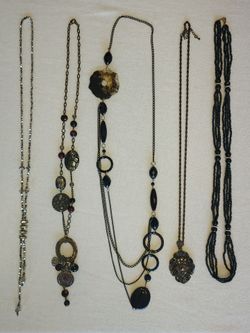 5 Like-New Long Neckales