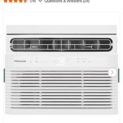 Frigidaire 5,000 (DOE) BTU Window Air Conditioner Cools 150 sq. ft. with Remote in White 115V