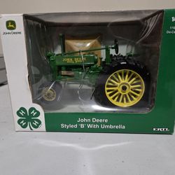 John Deere Styled 'B' With Umbrella Tractor 