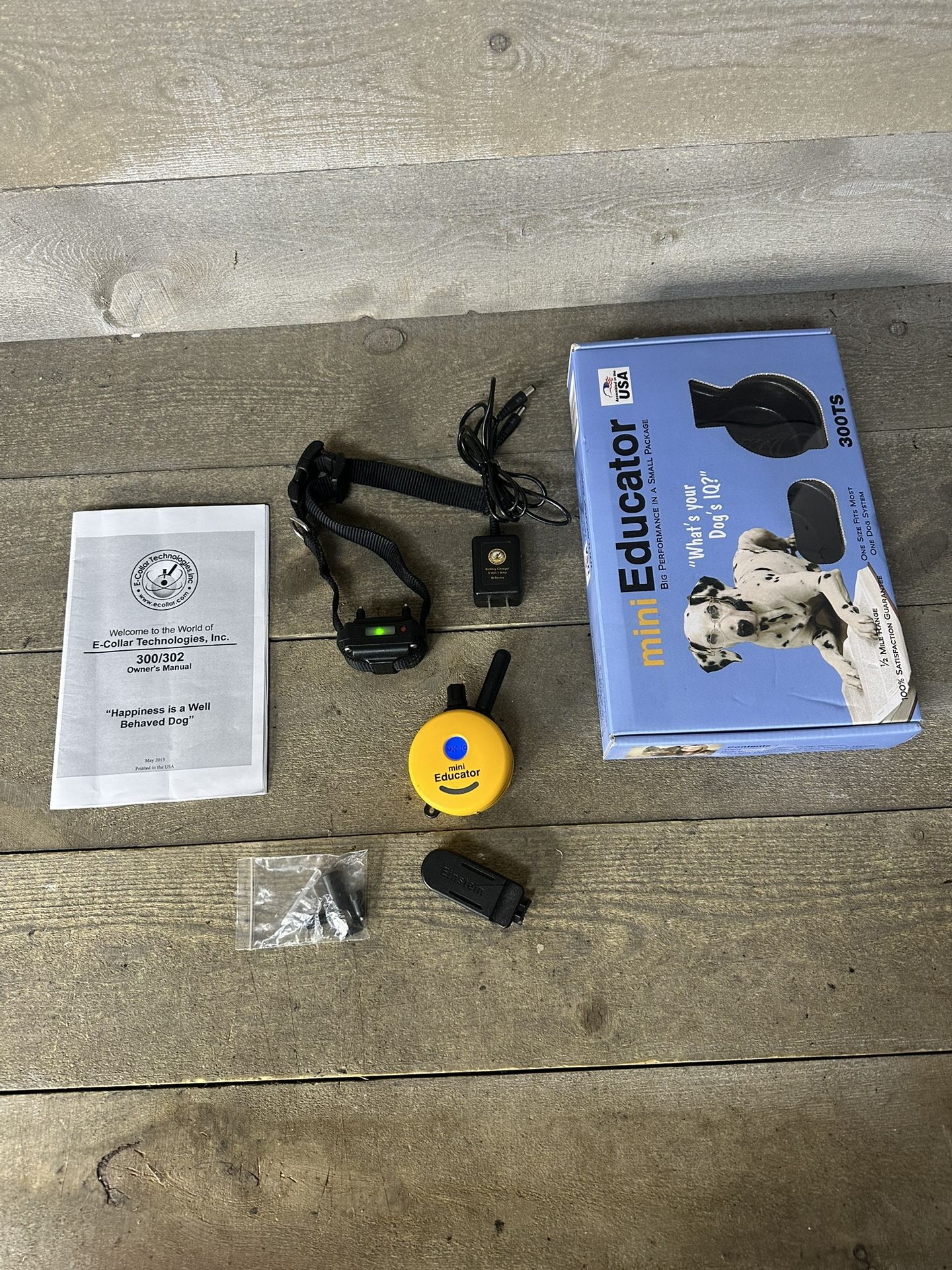 Mini Educator ET-300 1/2 Mile Remote Dog Trainer E-Collar Tested Complete Kit