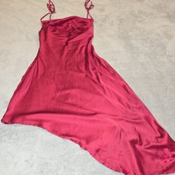 Scarlet Temptress Asymmetrical Dress