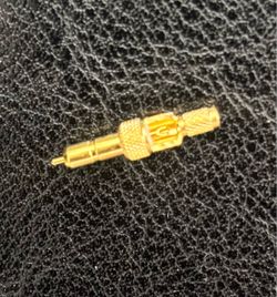 7 Packs of 100 New Gold-Plated RF Cable Mount Plugs