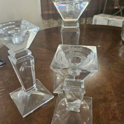 Crystal Candleholders