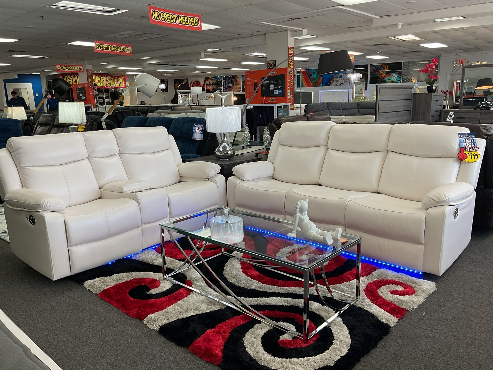 🎉FURNITURE TAX SEASON SALE NOW🤯 MODERN SOFA & LOVESEAT SET 🤩 UP TO 40%OFF RETAIL.