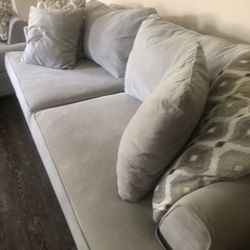 Grey Sofa And Loveseat 
