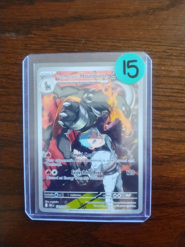 **TEAM ROCKETs HOUNDOOM** Pokemon Card