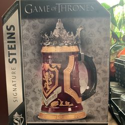 Game Of Thrones House Lannister Beer Stein
