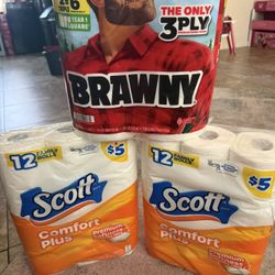 Paper Towel And Toilet Paper 