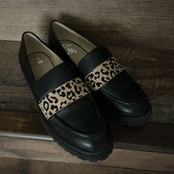 Black Leather Loafer