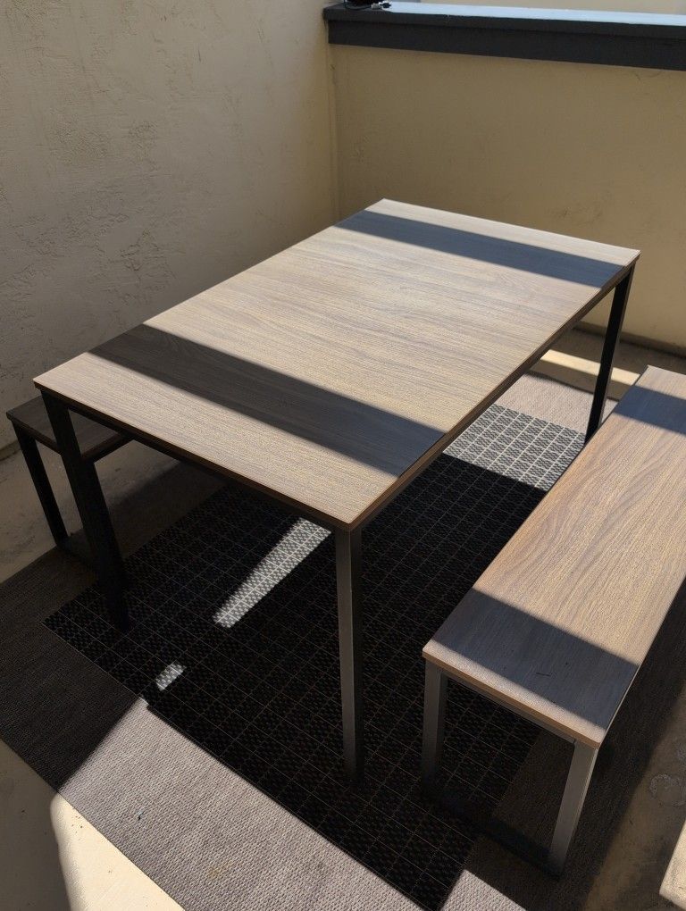 Table With Bench Seats