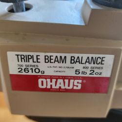 OHAUS PRIPE BEAM BALANCE  SCALE