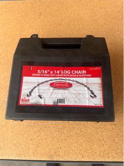 Koch 817391, 5/16" Diameter by 14-Feet, Grade 43 Log Chain, Construction Chain, Logging and Towing Chain, Self-Colored, up to 3900 lbs. Working Load L