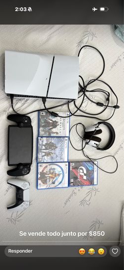 Ps5 bundle comes with headset controller and games lastly comes with Sony PlayStation Portal Remote Player