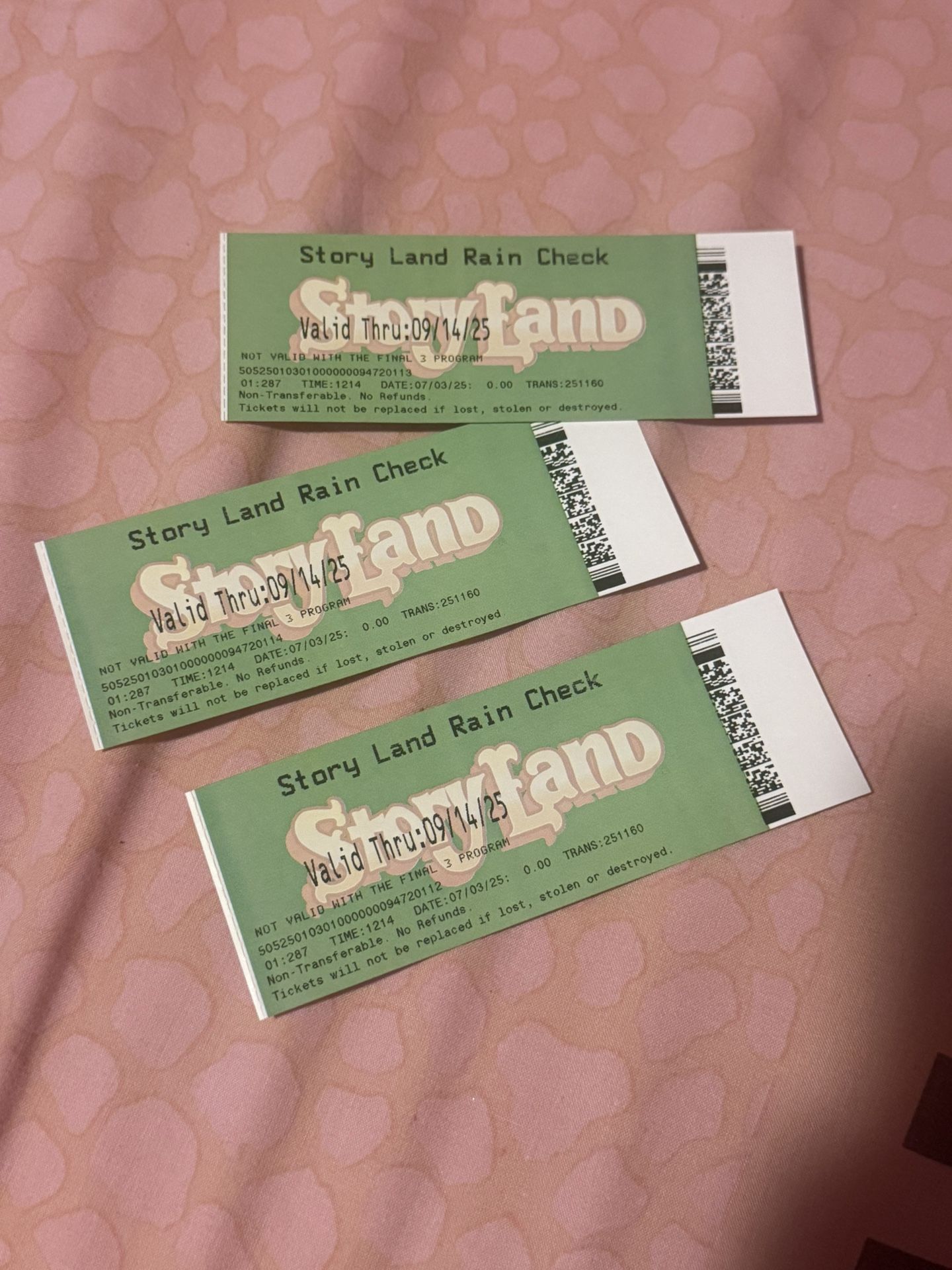 Story Land Tickets 