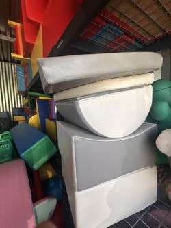 Gray And white Mini Soft Play