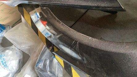Blemished 2003-2008 Nissan 350Z Z33 Carbon Creations AMS GT2 Front Fenders (+12mm) - 2 Piece