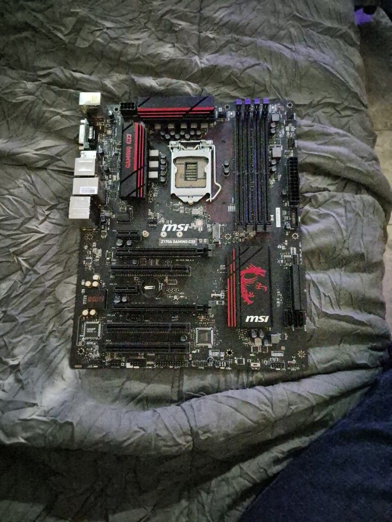 Needs Cpu Repinned ! Otherwise Brand New Open Box Msi Cpu Motherboard Combo!Runs Fortnite At 300fps Min 70-180fps