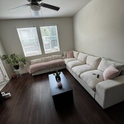 White Modular Sectional 