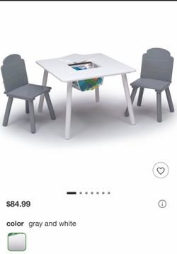 Children’s table and chair set