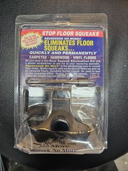 SQUEEEEEK NO MORE  Squeaky Floor Repair Kit