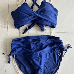 Womens Bikini Set Two Piece High Waisted Size XXL