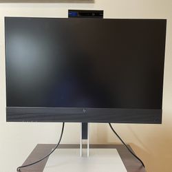HP 24” Full HD Monitor With Zoom Compatible Webcam In Built