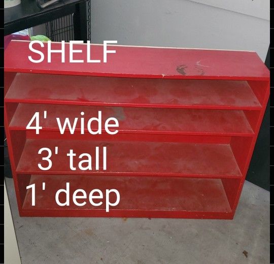 Shelf Cabinet Wood Storage Rack