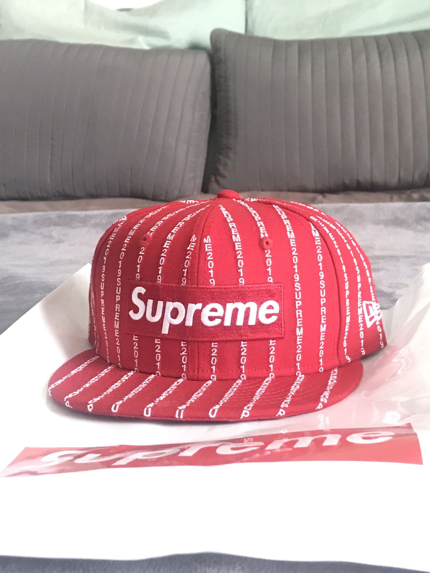 Supreme New Era Hat 7 1/4 Brand New