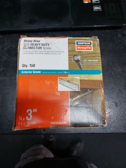 1/4x3" SDS Heavy Duty Connector Screws