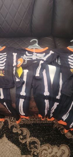 New Halloween costumes for ages 18 months to 2 years, and 3 to 4 years—$5.
