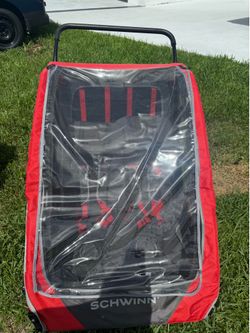 Like New Schwinn Double Bike Trailer & Jogging Stroller – Used Once