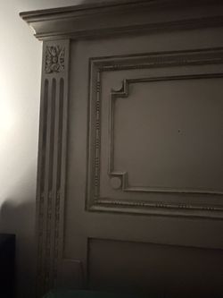 $750 OBO – Antique Colonial Revival Queen Bed (Professionally Converted)